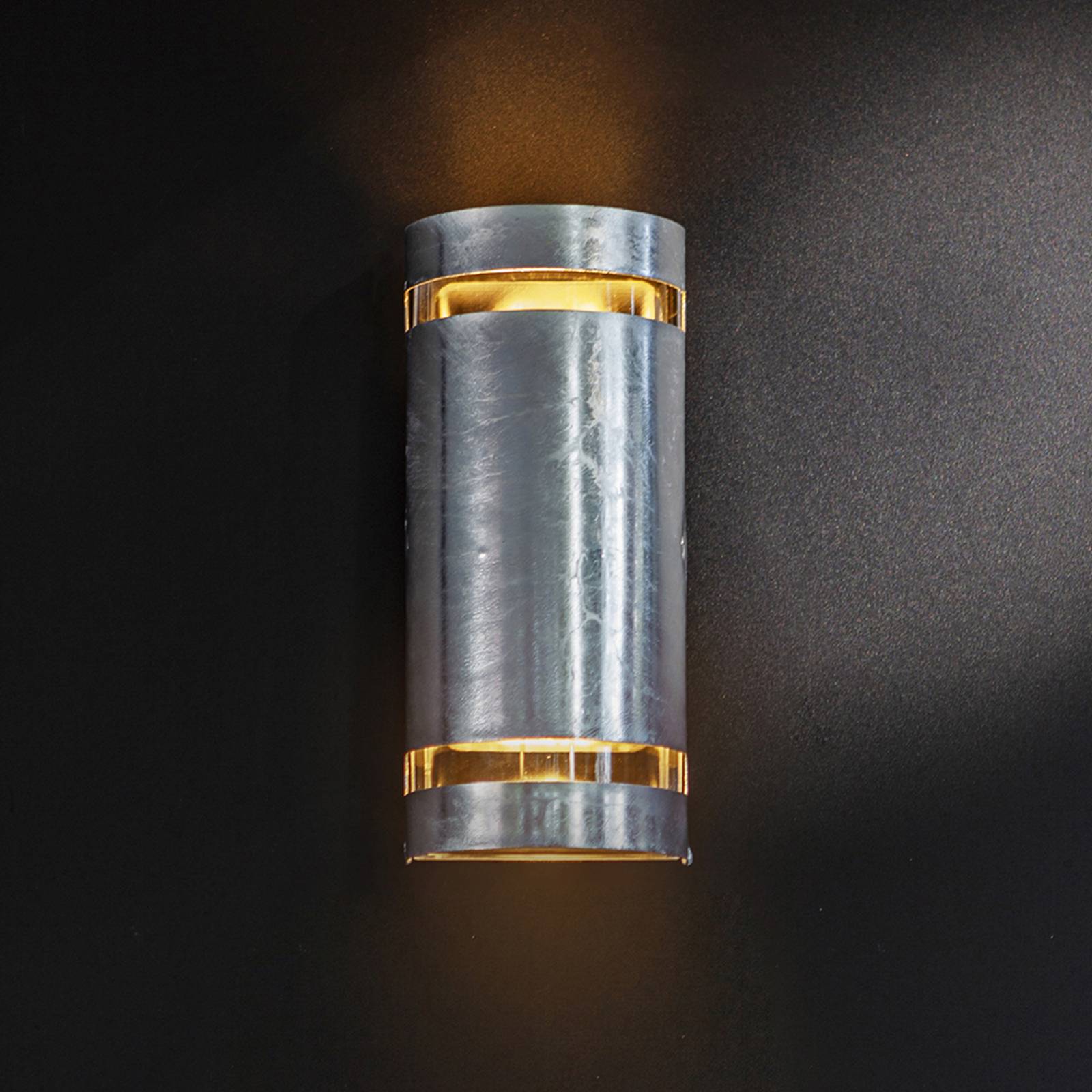 Photos - Chandelier / Lamp Lutec Ran outdoor wall light, galvanized housing 