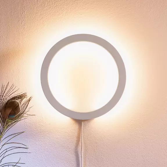 Lampenwelt Philips Hue Sana LED-Wandleuchte, RGBW, weiß