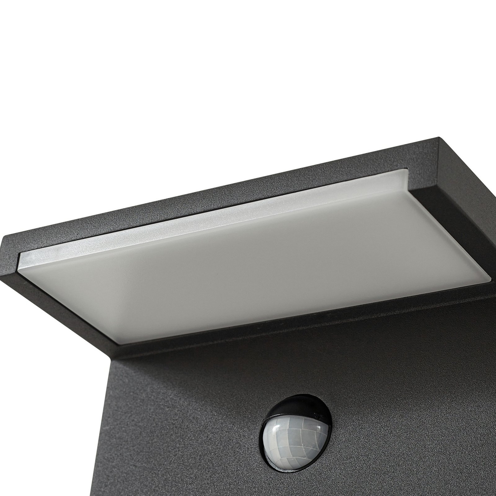 Arcchio LED-Wegeleuchte Iberion, 90 cm, anthrazit, Sensor