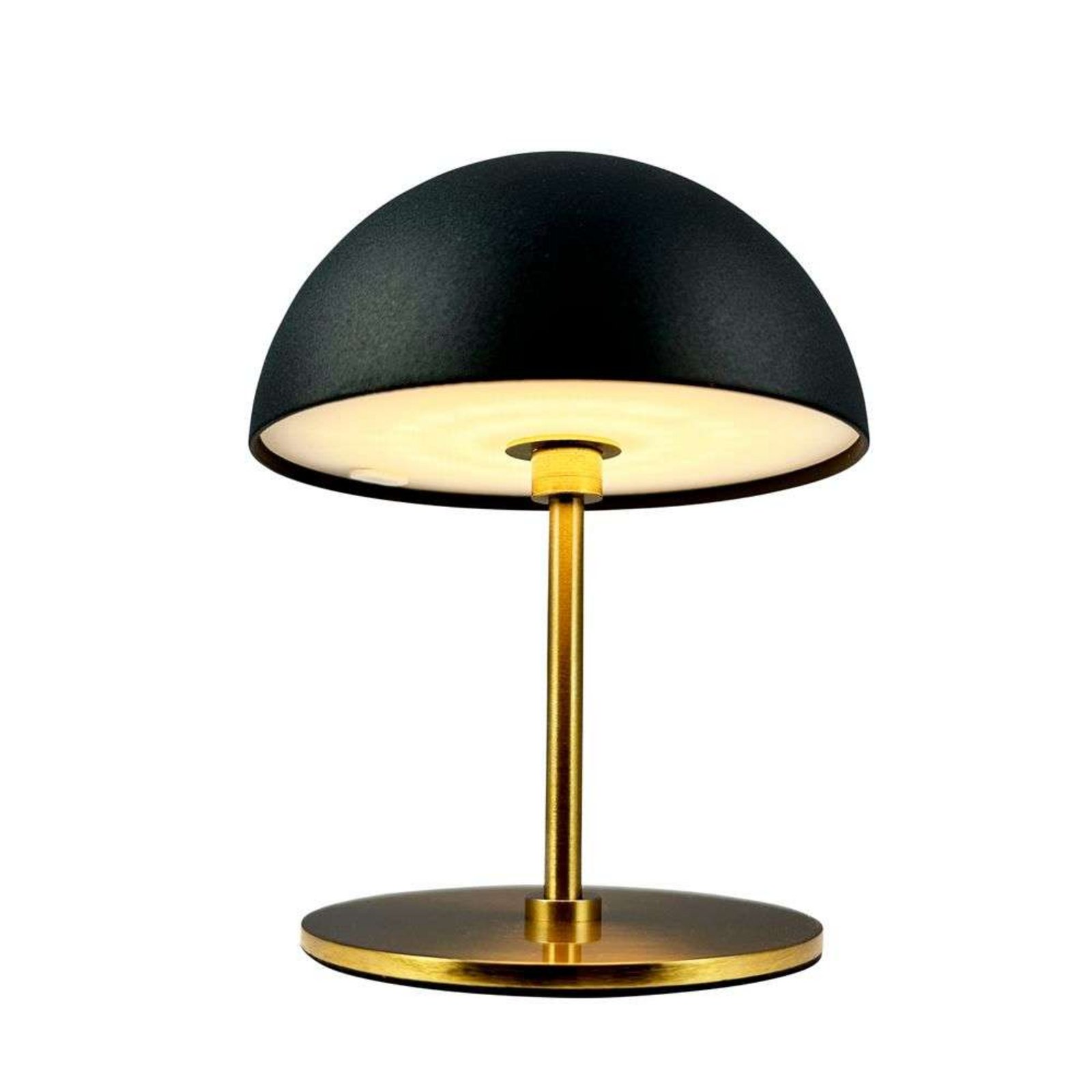 Along Portable Table Lamp 2 pcs. Mini Black/Brass - DybergLarsen