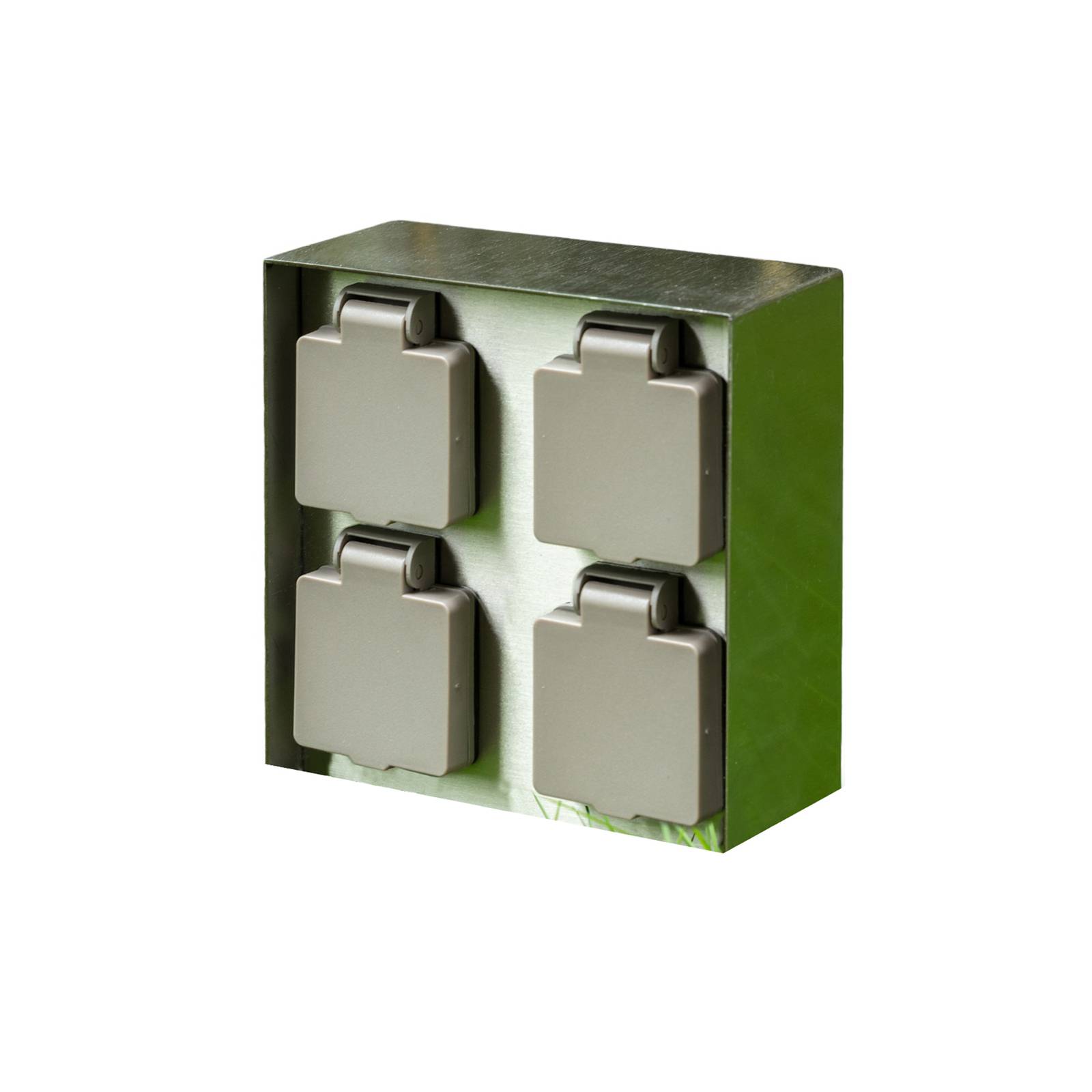 Prios Foranda Energiesäule, 4er, edelstahl, 23 cm