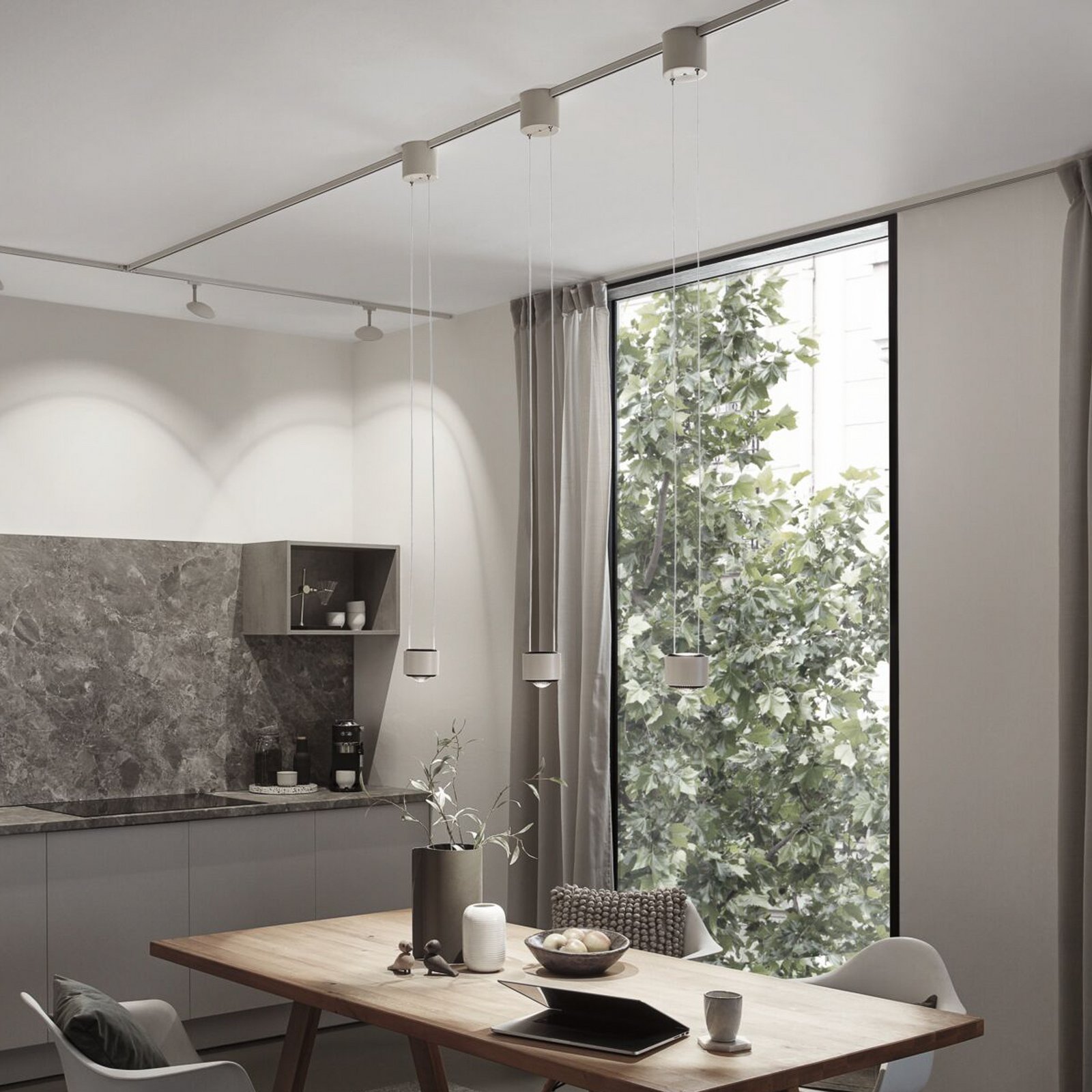 Paulmann URail LED висяща лампа Aldan, сигнално бяла, 3000K