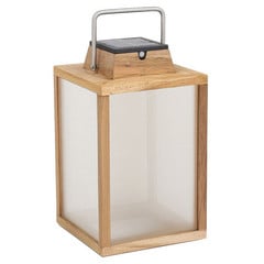Farol solar LED de teca Tradition Altura 40 cm
