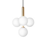 Miira 4 Lustr Brass/Opal White - Nuura
