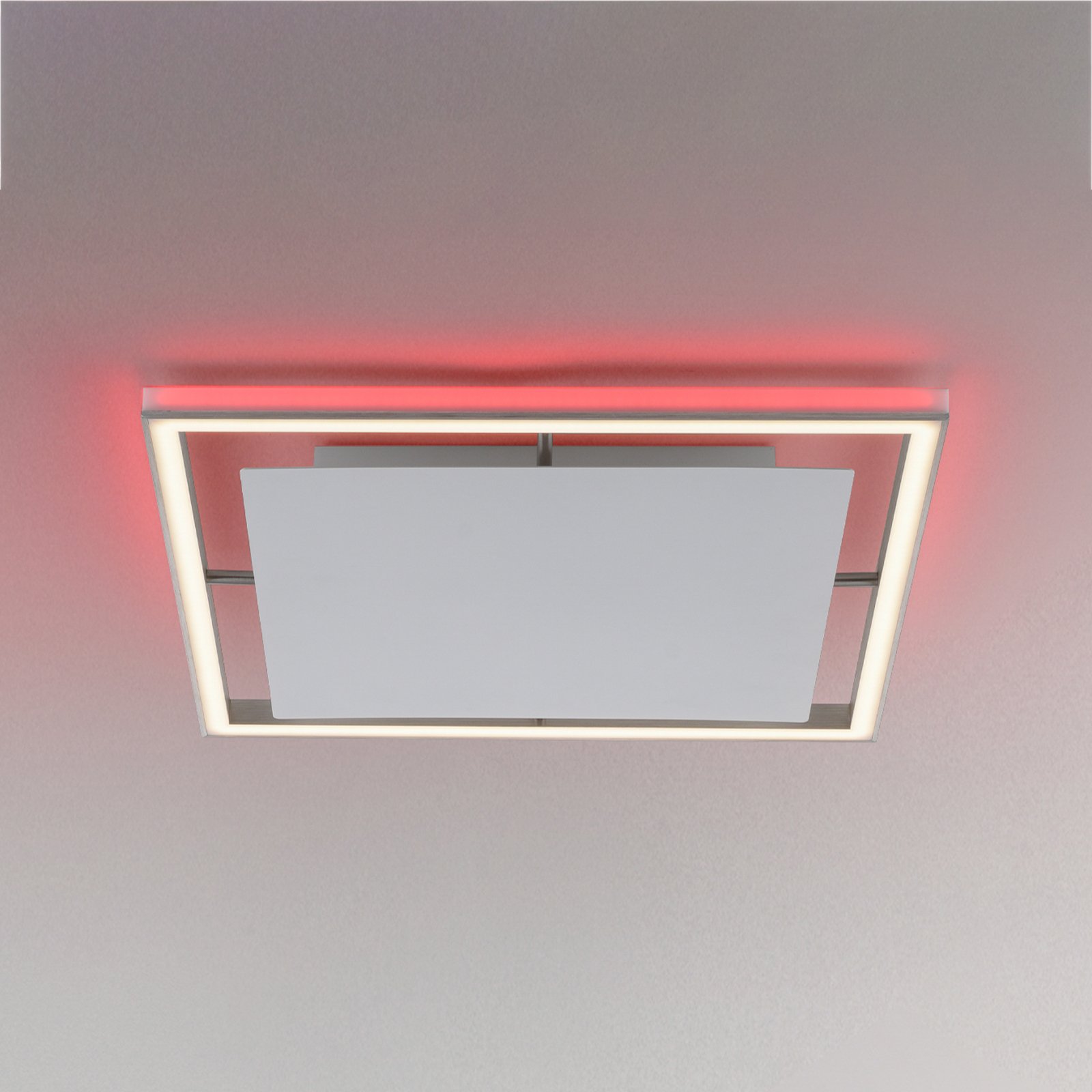 Paul Neuhaus Helix plafonnier LED carré 50 cm