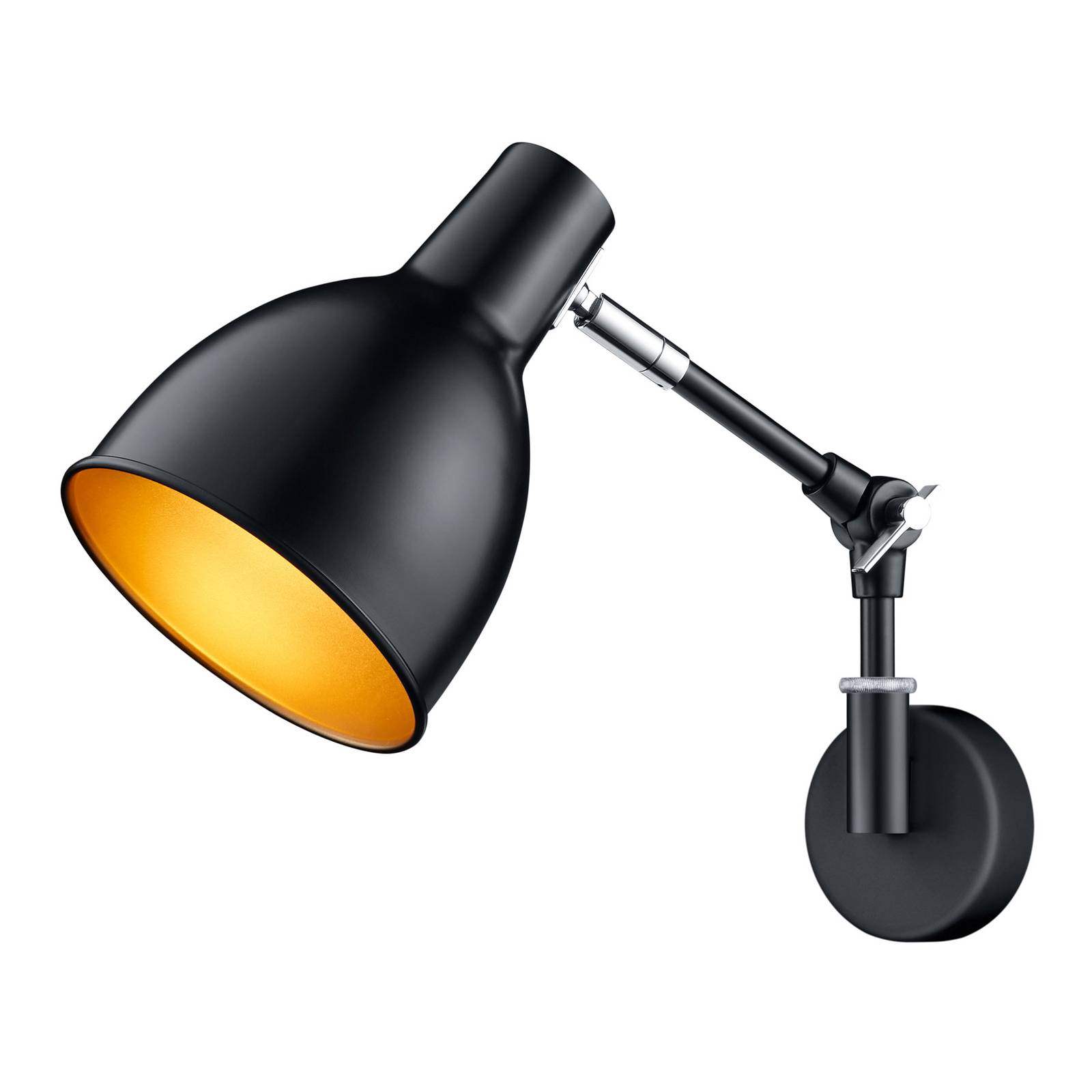 Baulmann 64.244 Wandleuchte, schwarz/gold