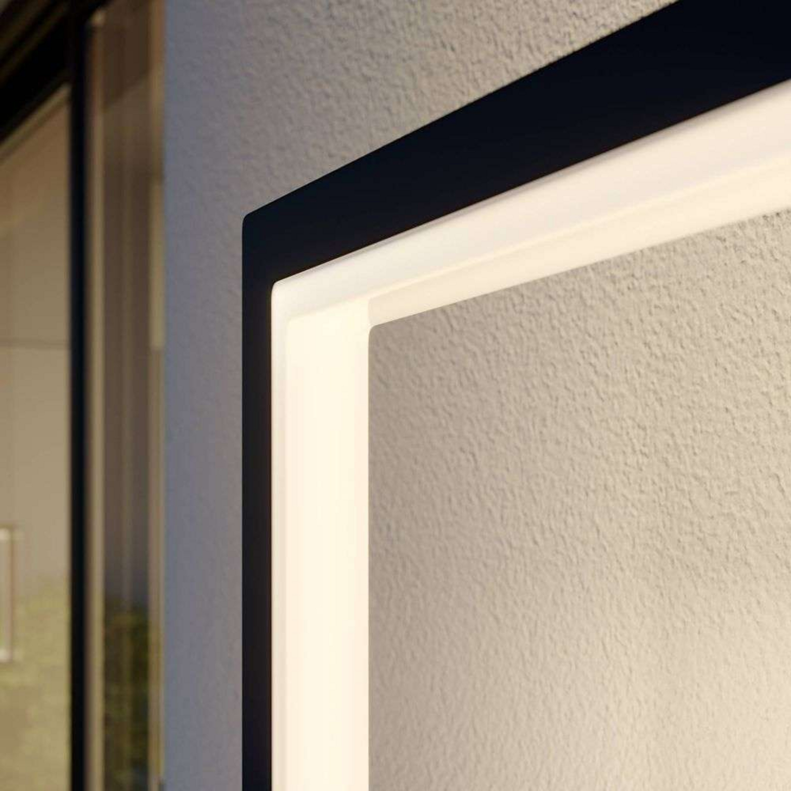 Square LED Aplica de Exterior w/Sensor Graphite - Lucande