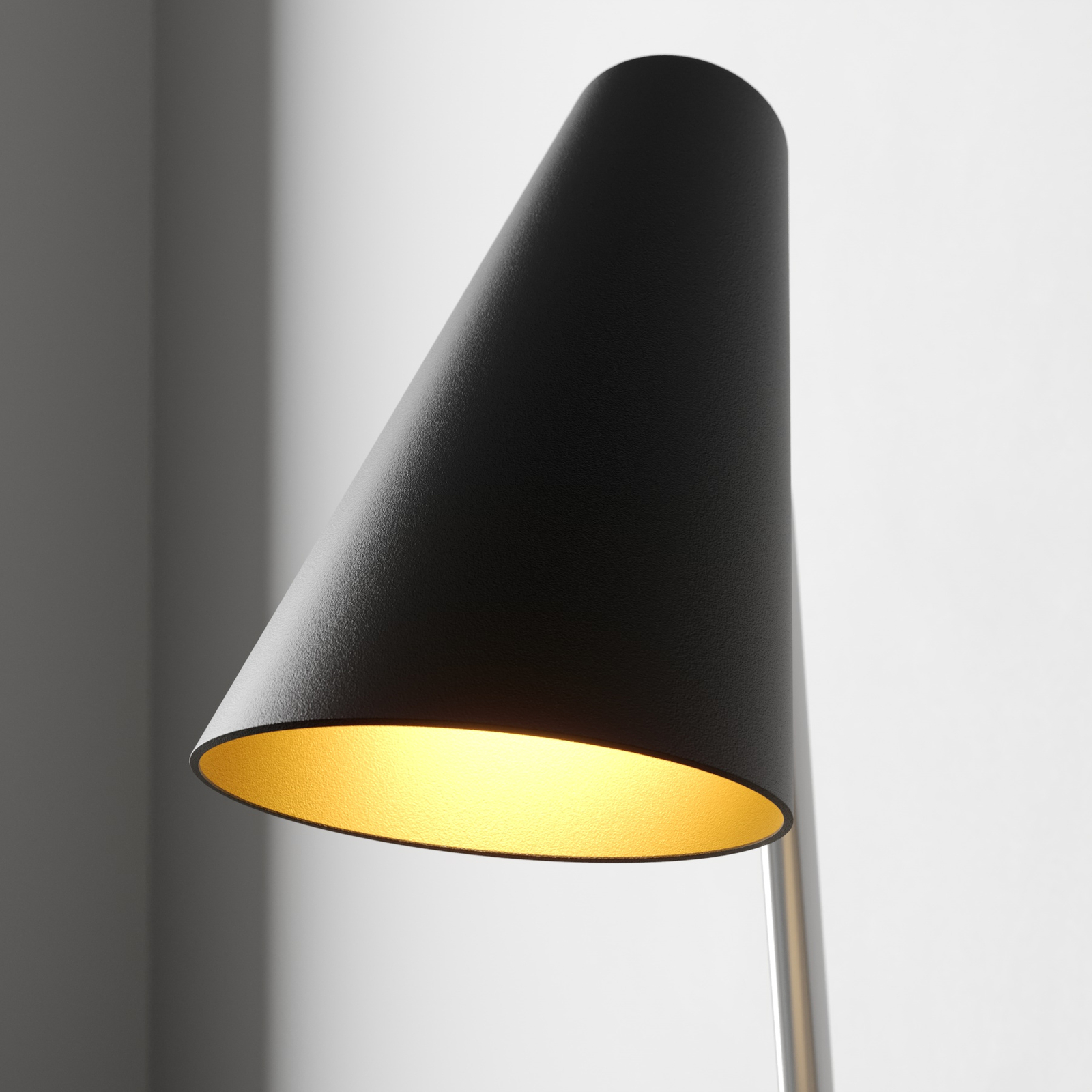 Lucande Wibke lámpara de mesa en negro