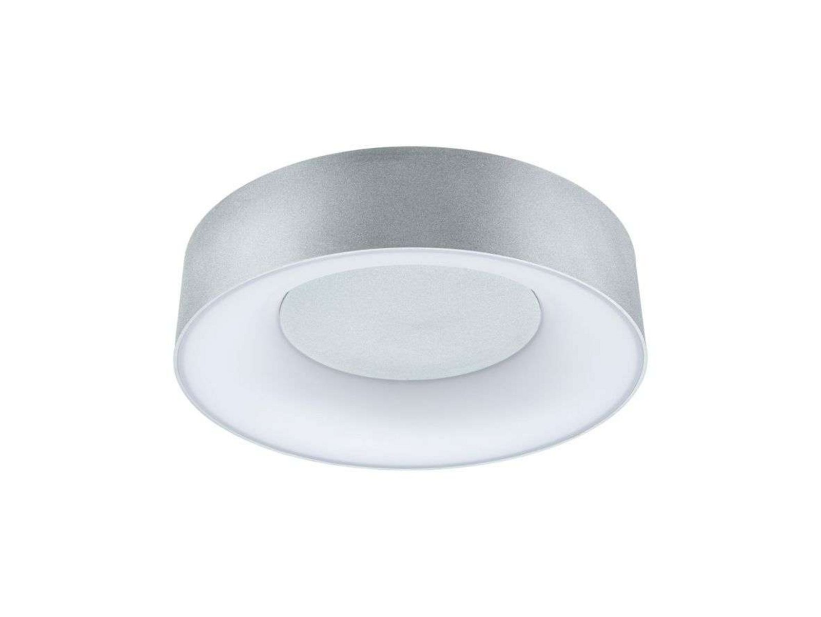 Casca LED Plafond IP44 1500lm Vit/Matt Aluminium - Paulmann