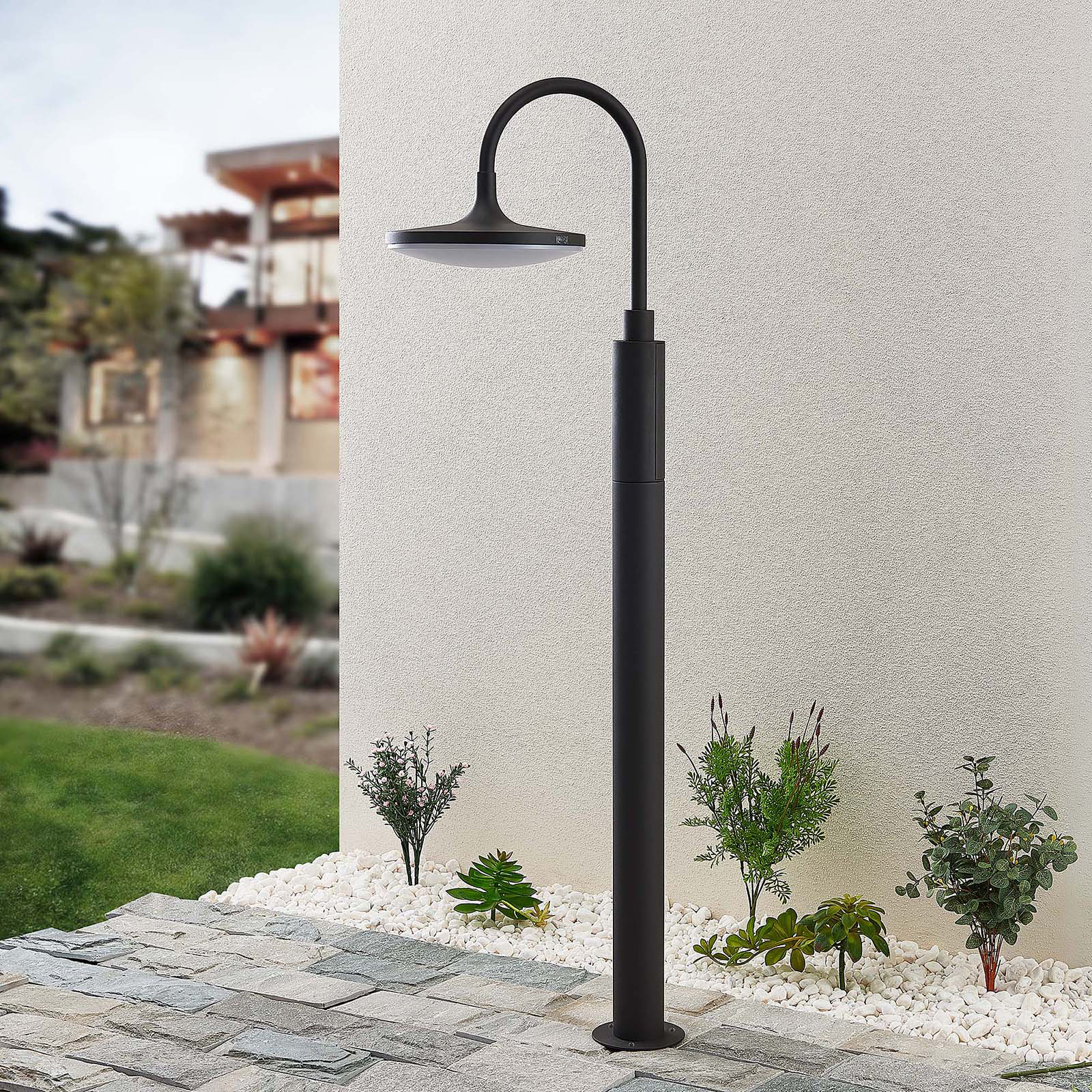 Arcchio Fineria borne lumineuse LED en aluminium