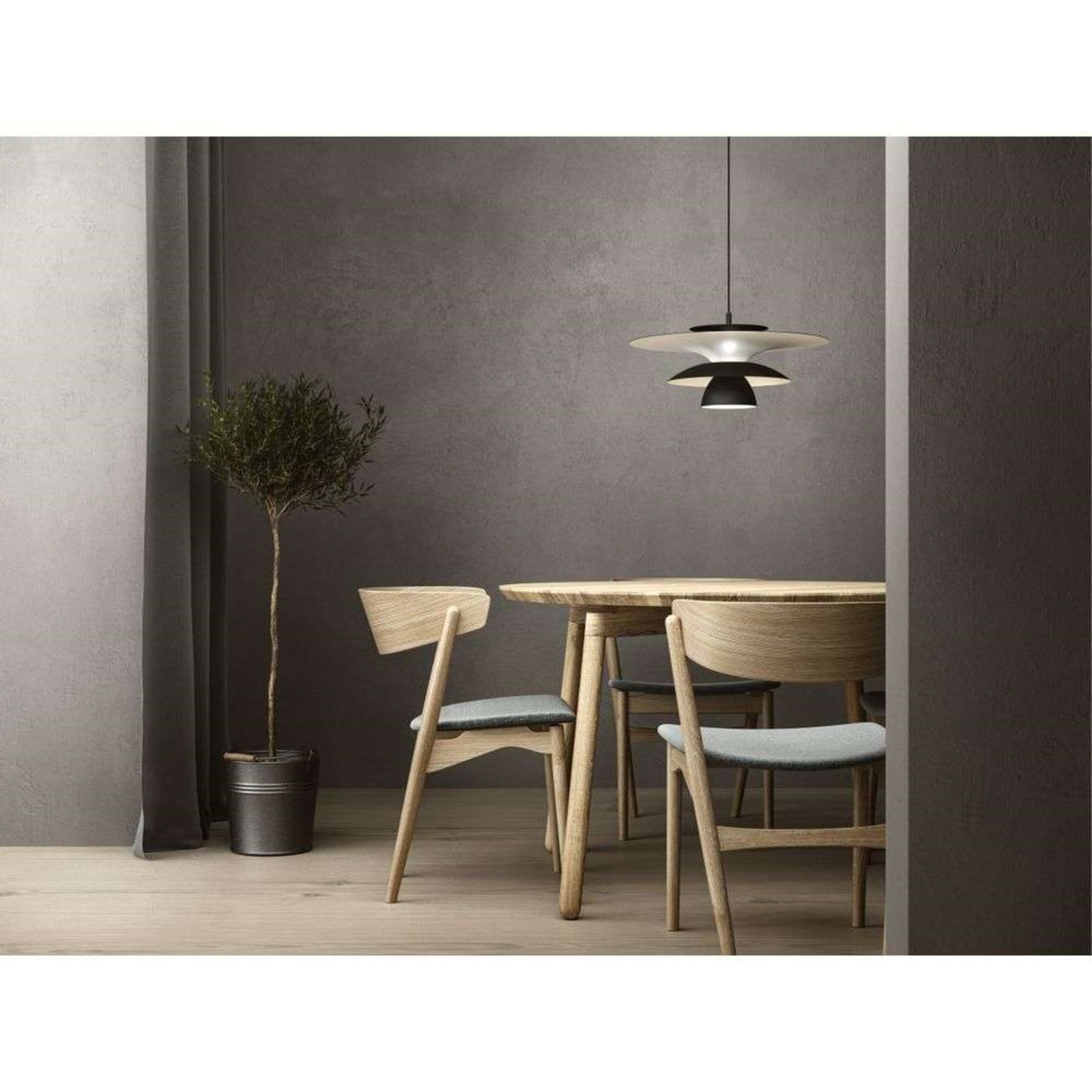 Picasso Pendel Ø50 Matt Black Belid - Spisestue - Metal