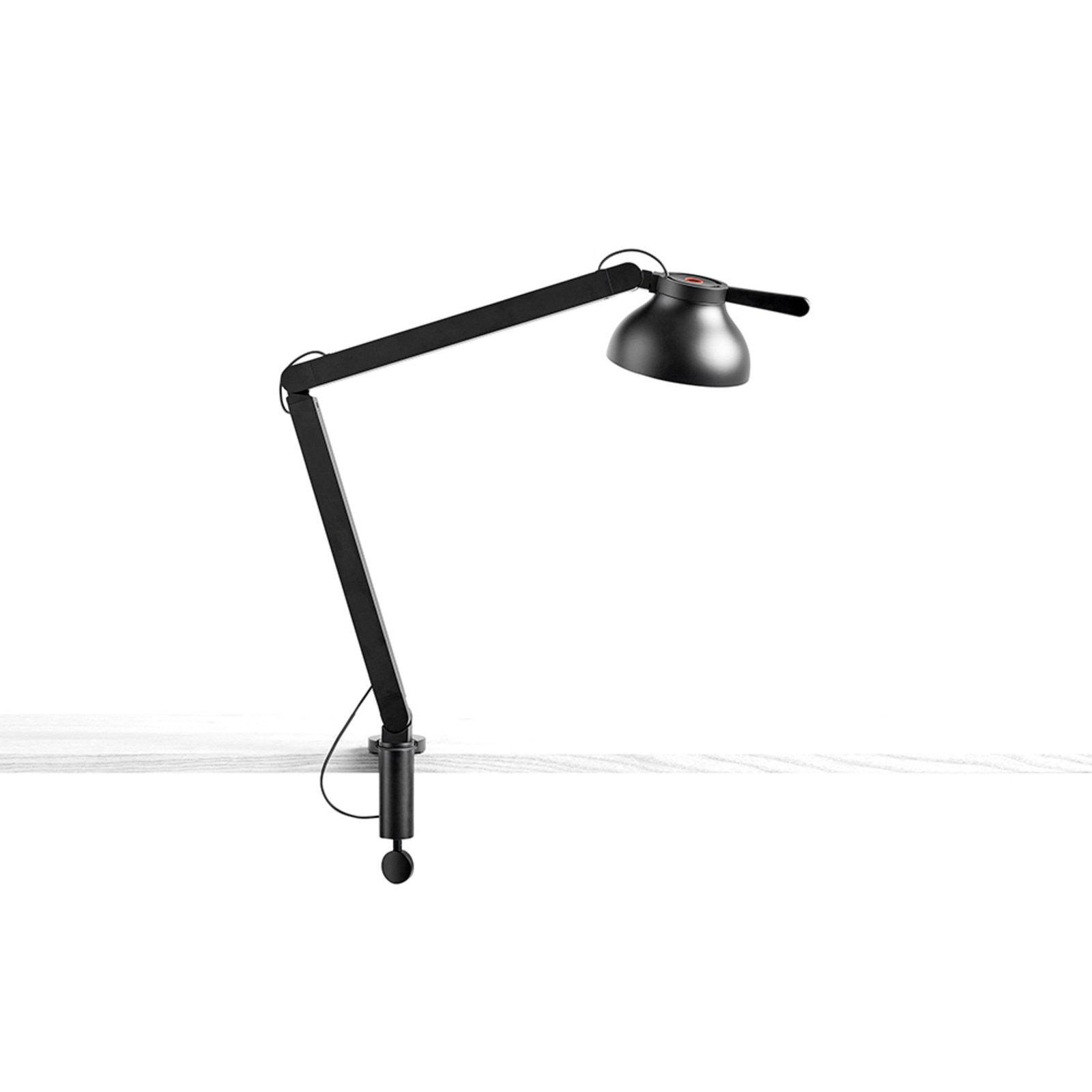 PC Stolní Lampa 2 Arms w. clamp Soft Black - HAY