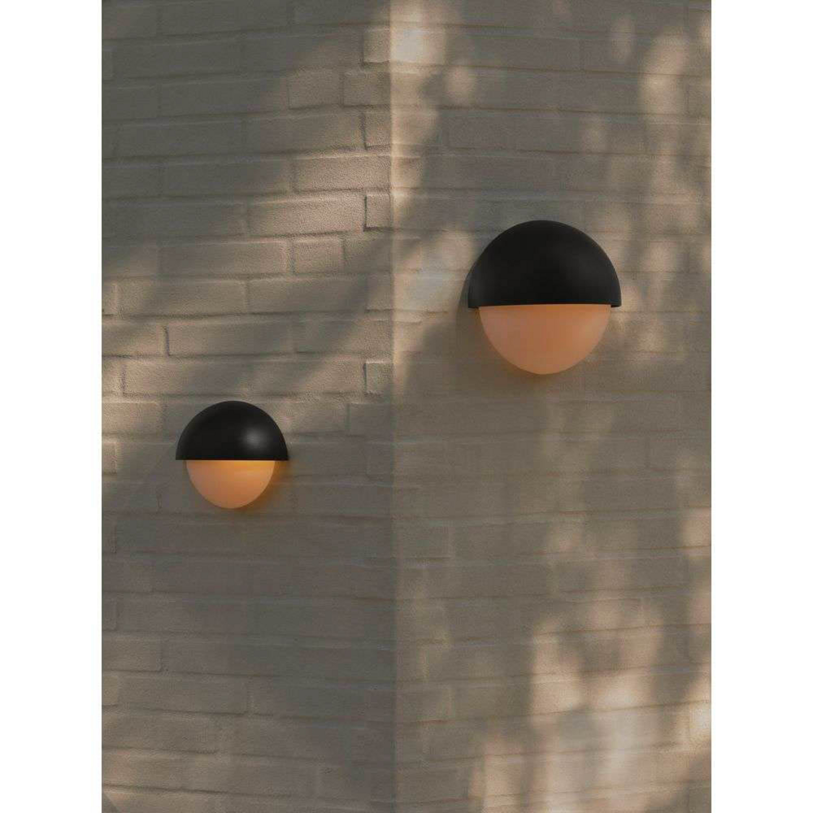 Scorpius Maxi Na zewnątrz Lampa Ścienna Round IP44 Czarny - Nordlux