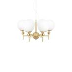 Astrid 50 Lustră Pendul Brushed Brass/White - Globen Lighting