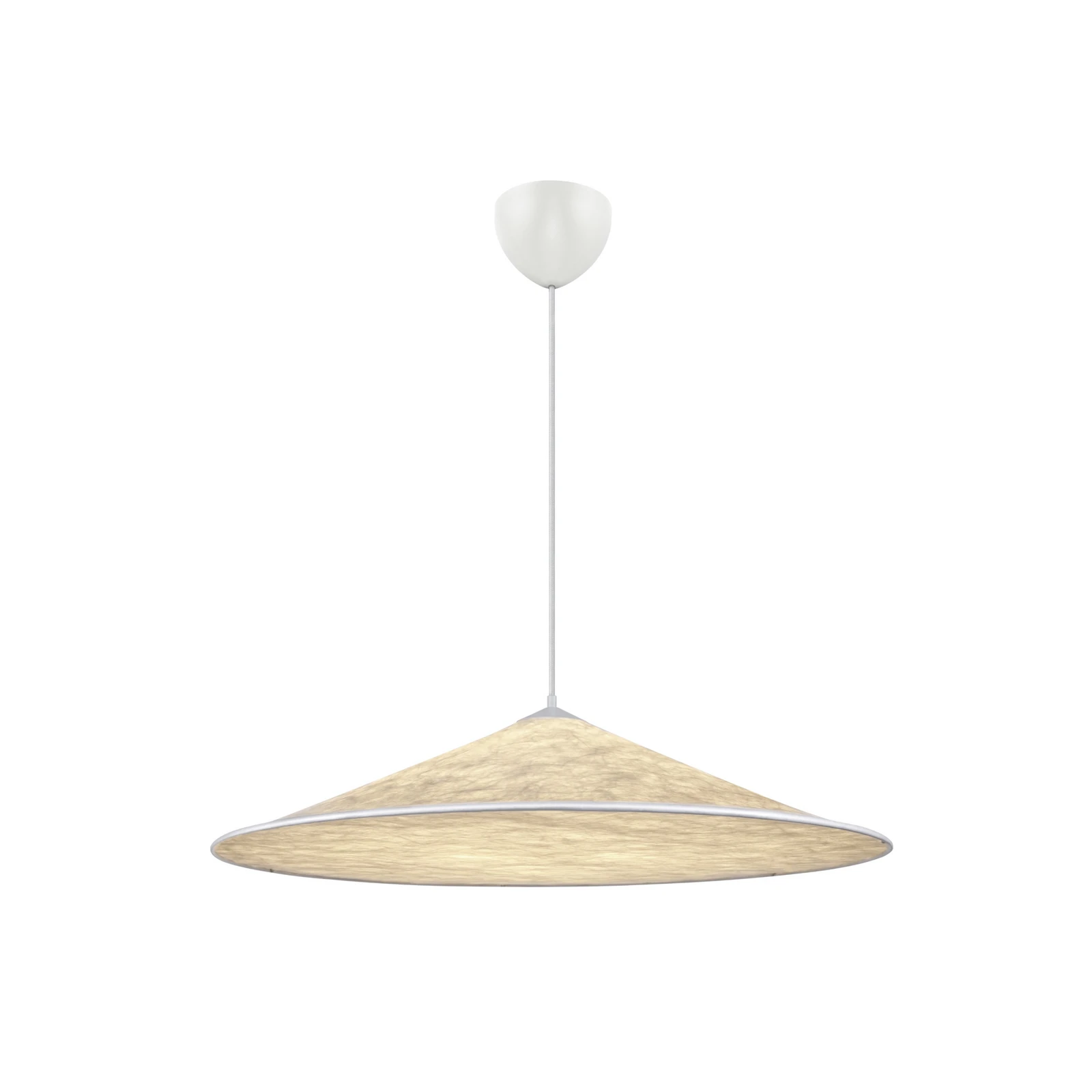 Lámpara colgante Hill, Ø 85 cm, Tyvek, blanco