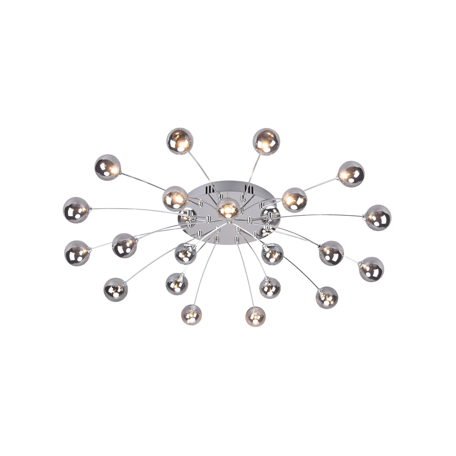 Bullet LED ceiling lamp, 21 lights