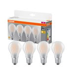 OSRAM ampoule à incandescence LED mat E27 6,5W 827 pack de 4