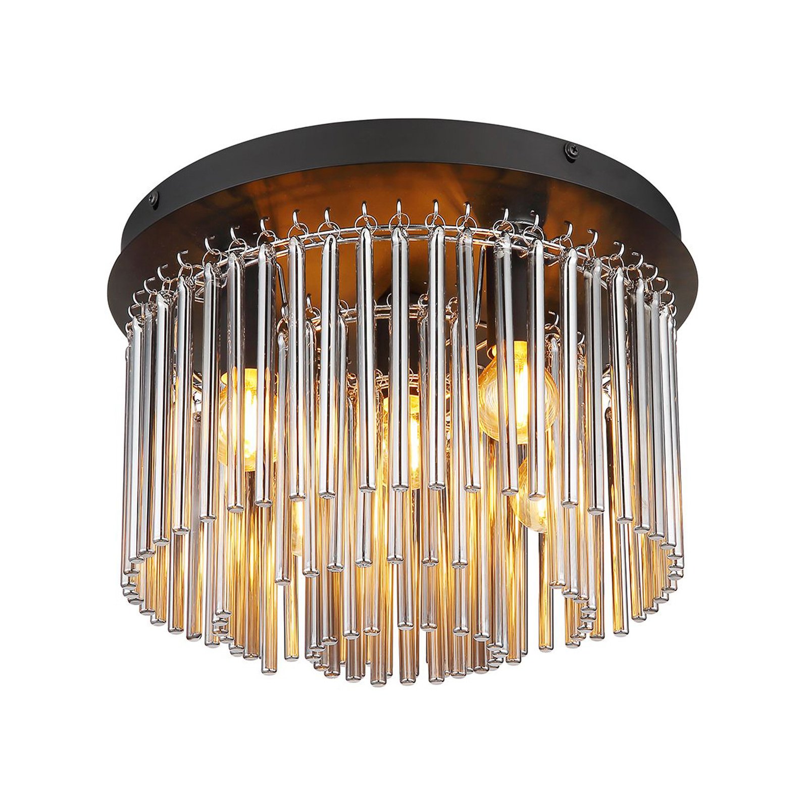 Gorley ceiling light with glass pendant Ø 32 cm