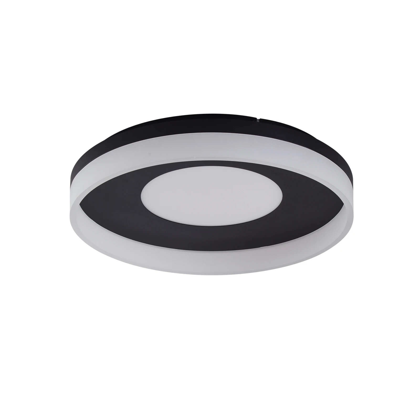 Lucande Smart LED lámpara de techo Squillo negro Tuya RGBW CCT