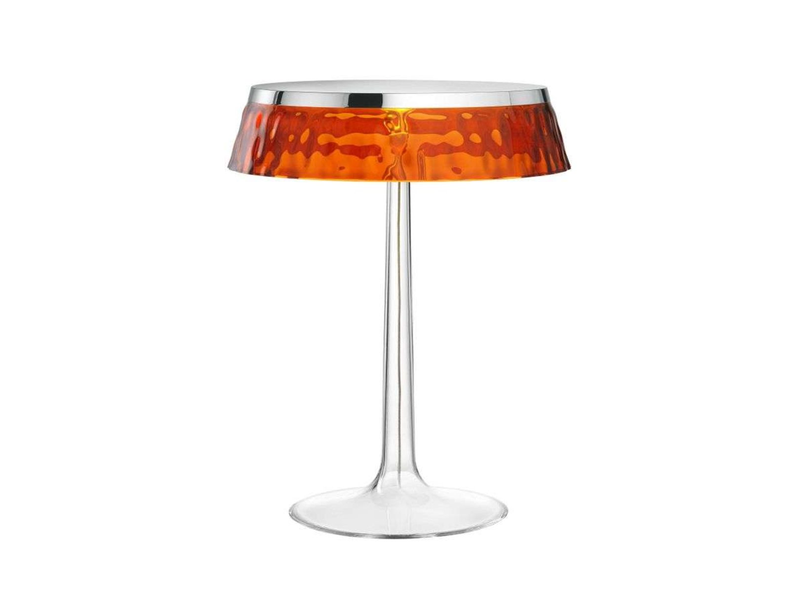 Bon Jour T Lampă de Masă Chrome/Amber - Flos