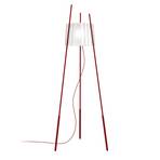 Kundalini Tyla floor lamp, dimmable, red