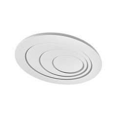 LEDVANCE Orbis Špirálová oválna LED stropná lampa 72x58cm