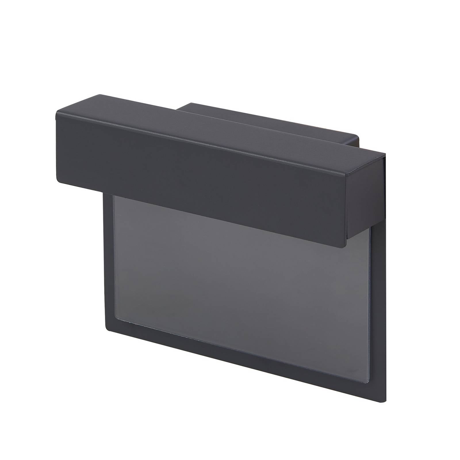 Lindby LED-Hausnummer-Leuchte Antal, anthrazit, Alu