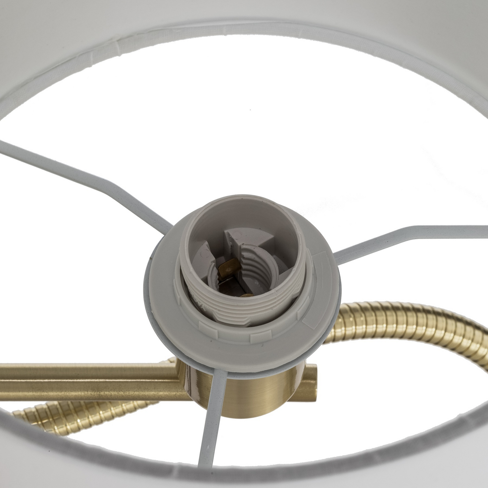 Florens Wall Lamp White/Brass - Lindby Florens Wall Lamp White/Brass - Lindby