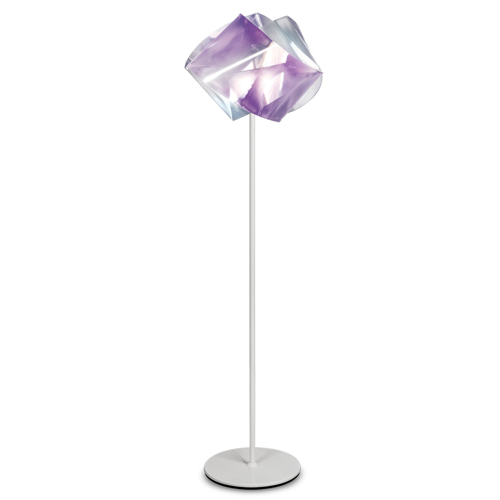 GEMMY PRISMA - lampa stojąca, fioletowa