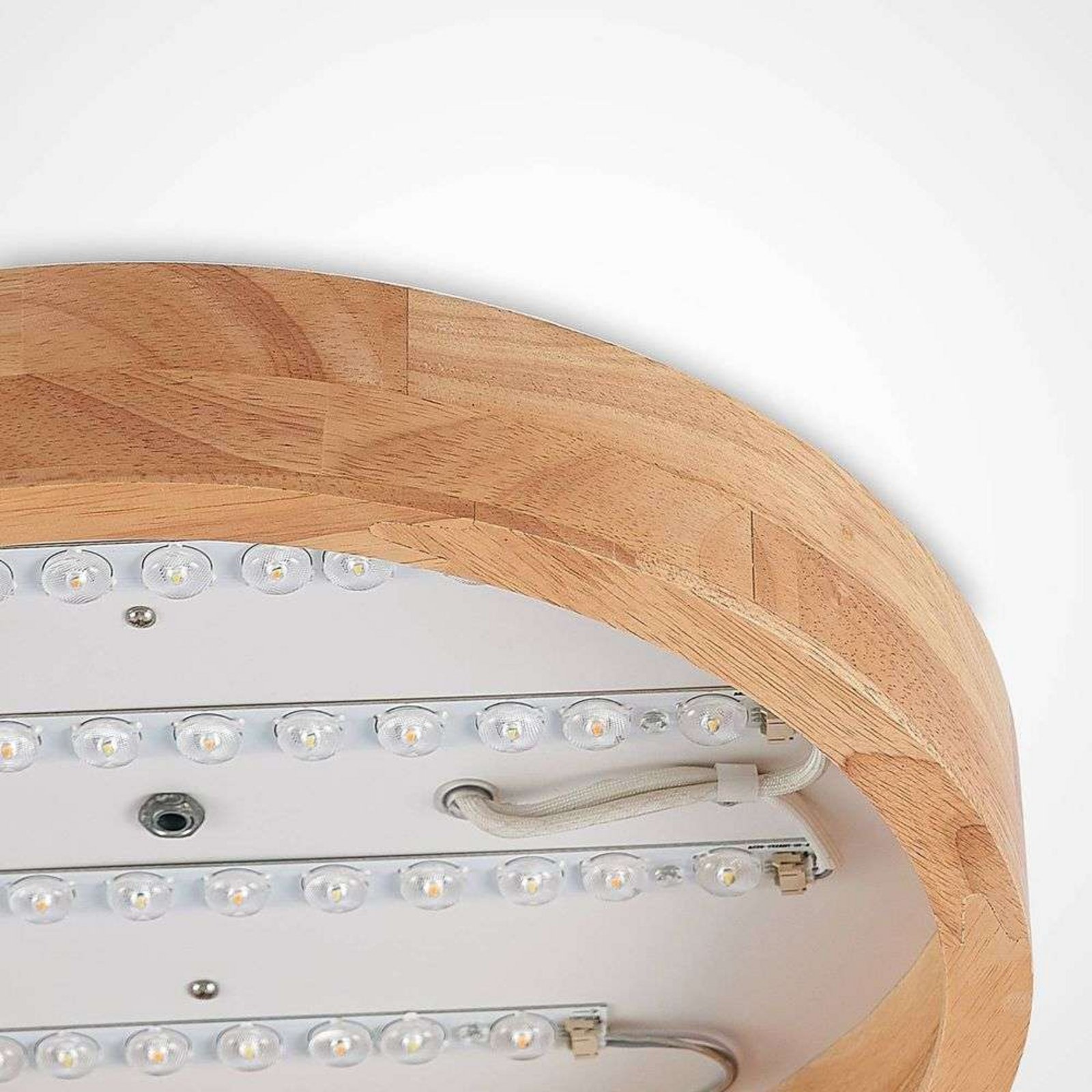 Milada Stropné Lampa Wood/White - Lindby