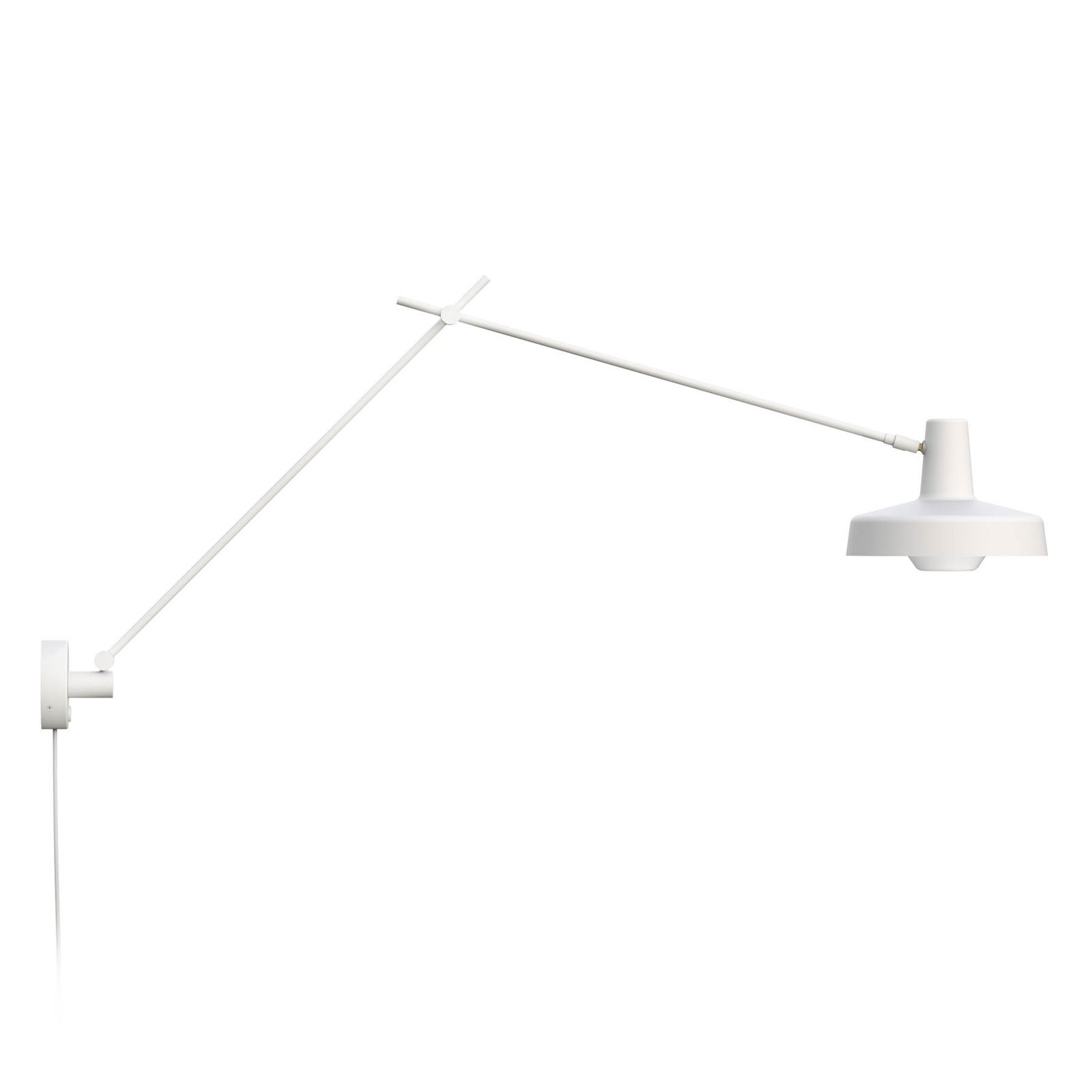 GRUPA Arigato væglampe 1-lys 110cm Ø23cm hvid