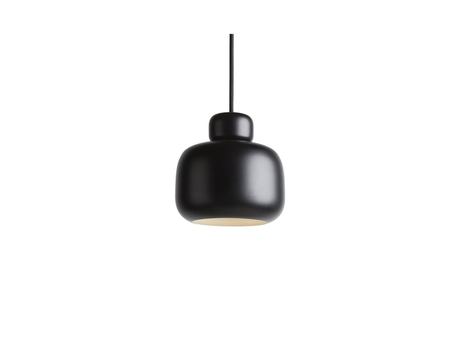 Stone Lampada a Sospensione Large Black - Woud