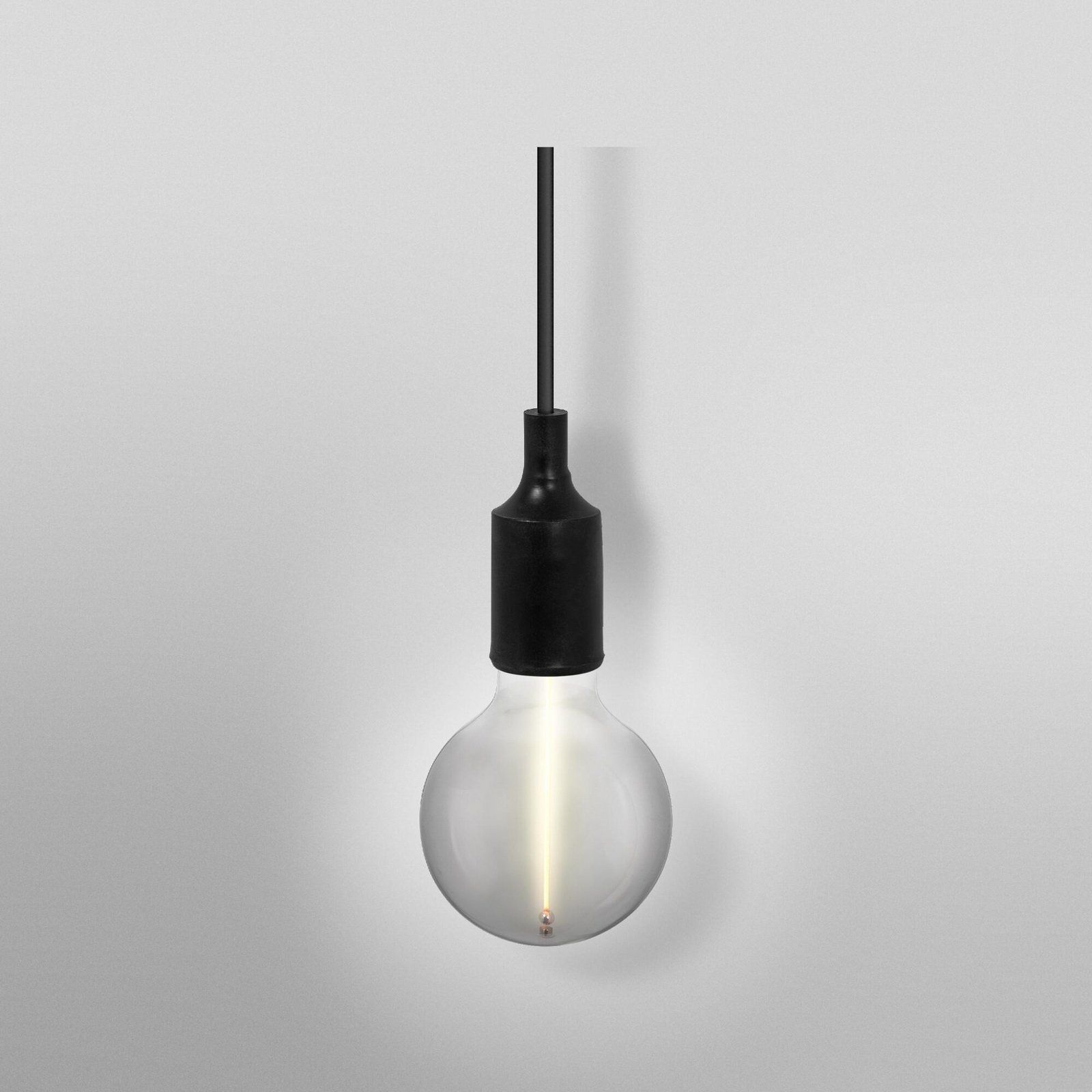 OSRAM Hängelampe VINTAGE 1906 BELL schwarz Kunststoff Ø 9 cm
