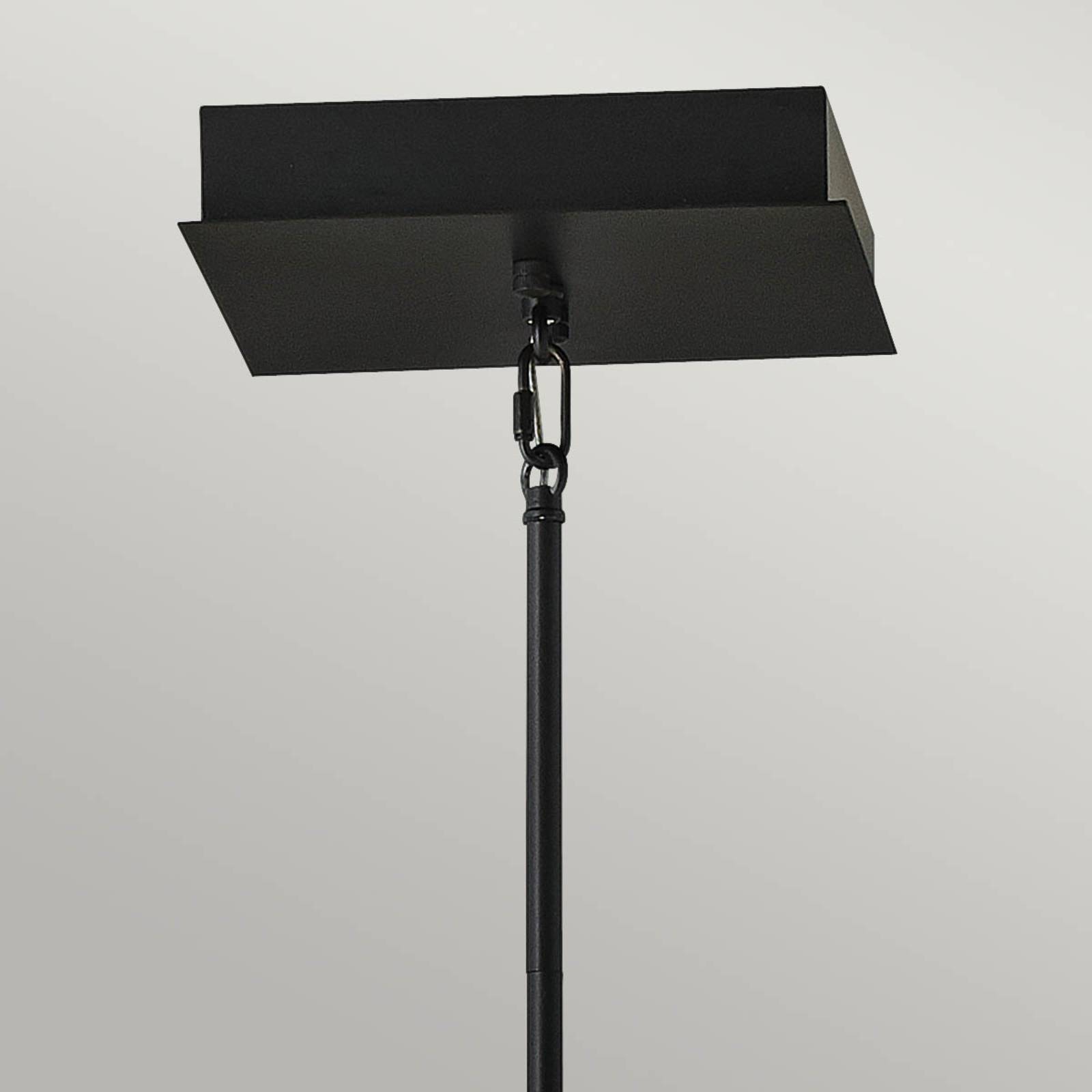 LED závesné svetlo Styx čierna 3000K 53,8 x 53,8cm