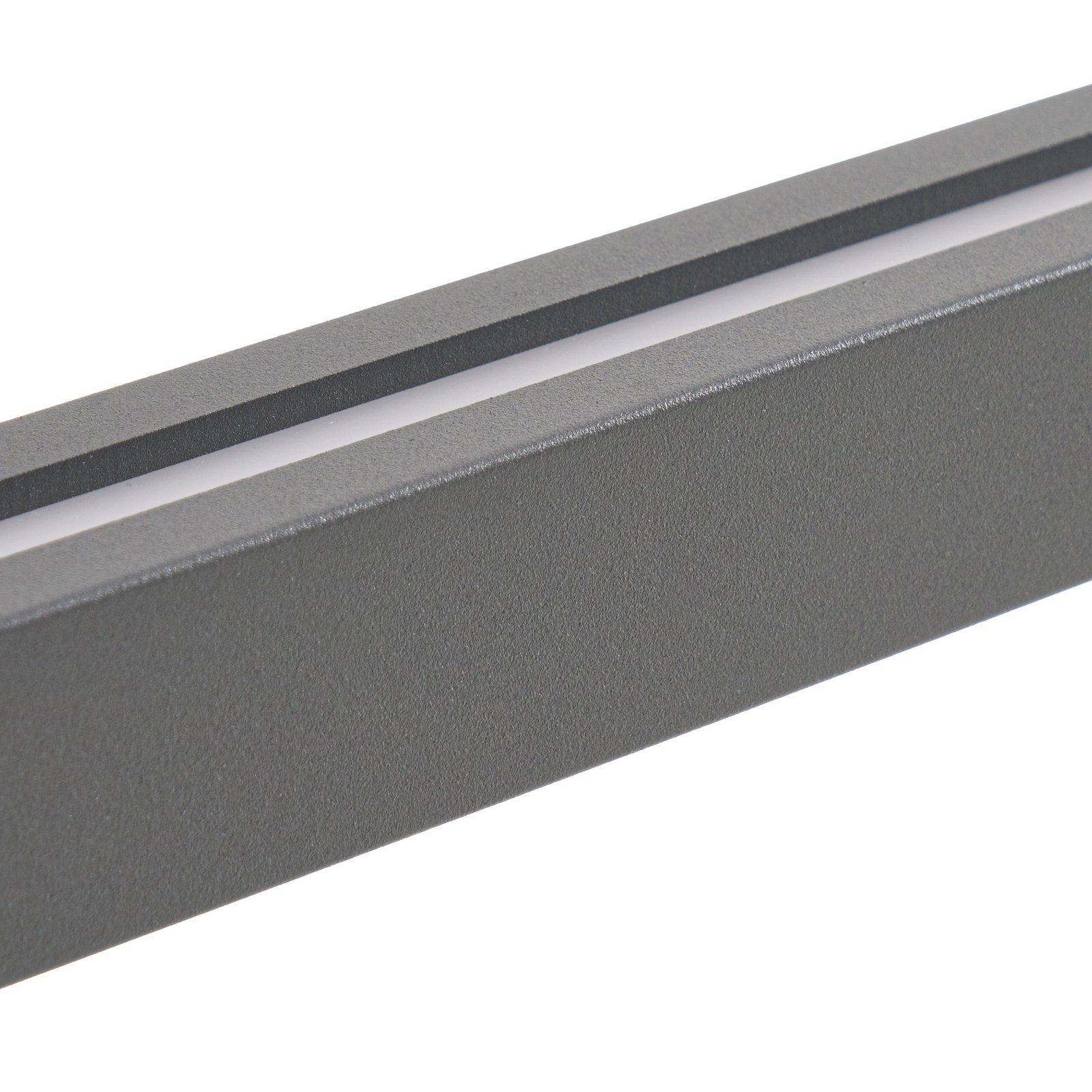 Lindby LED-gulvlampe Zavio, antrasitt, jordspyd, IP65