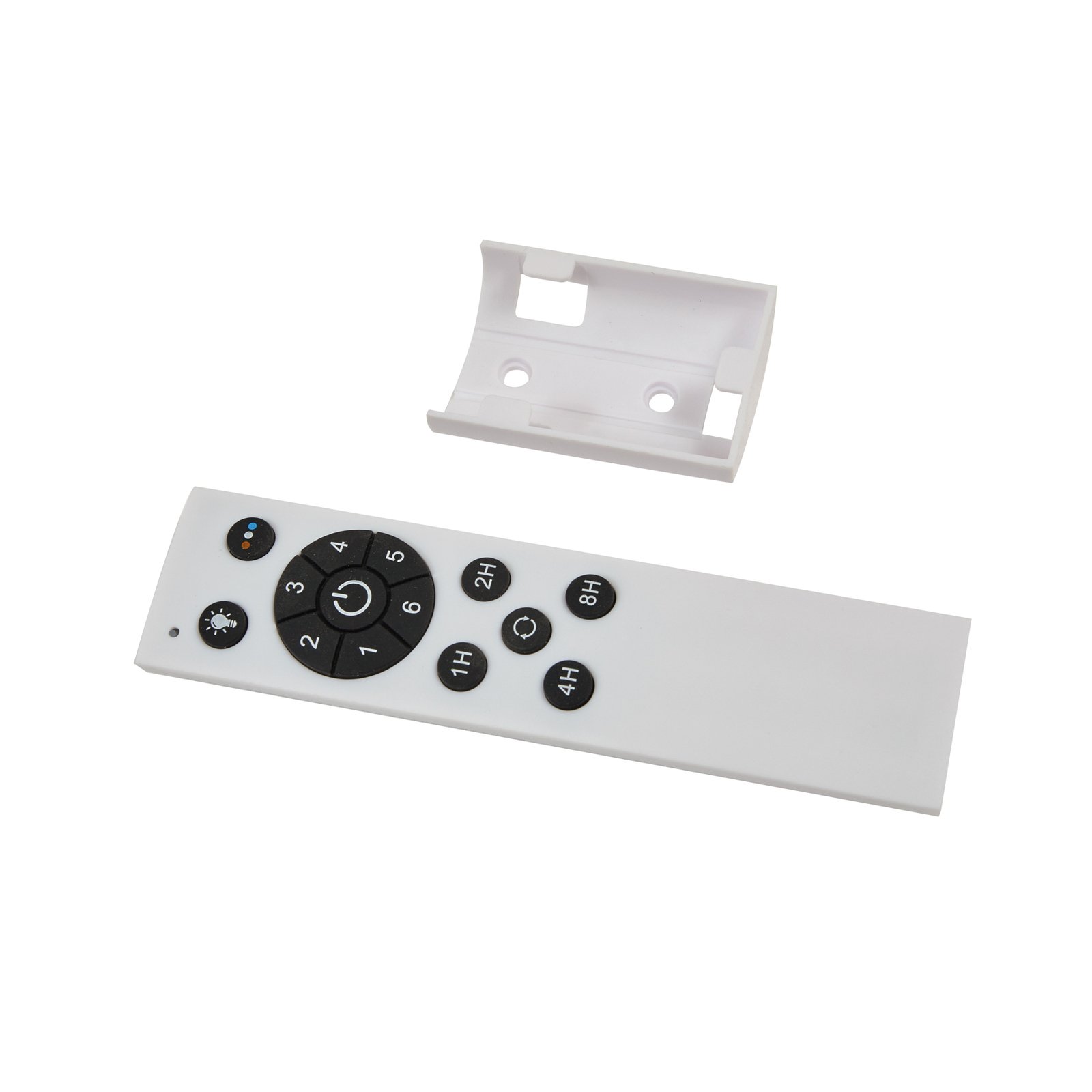 Lucande LED-Deckenventilator Faipari, weiß, DC, leise, 132cm