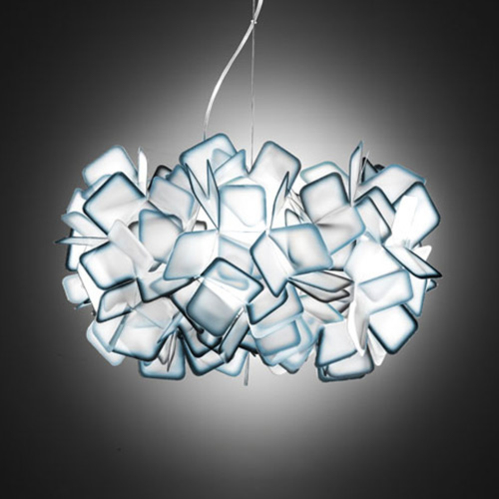 Slamp Clizia - Designer-Pendelleuchte, blau