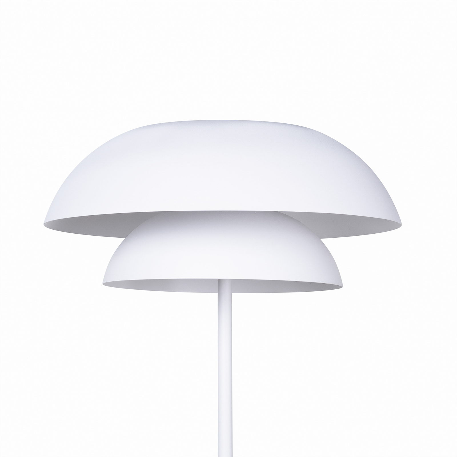 Подова лампа Lucande Kellina в бяло