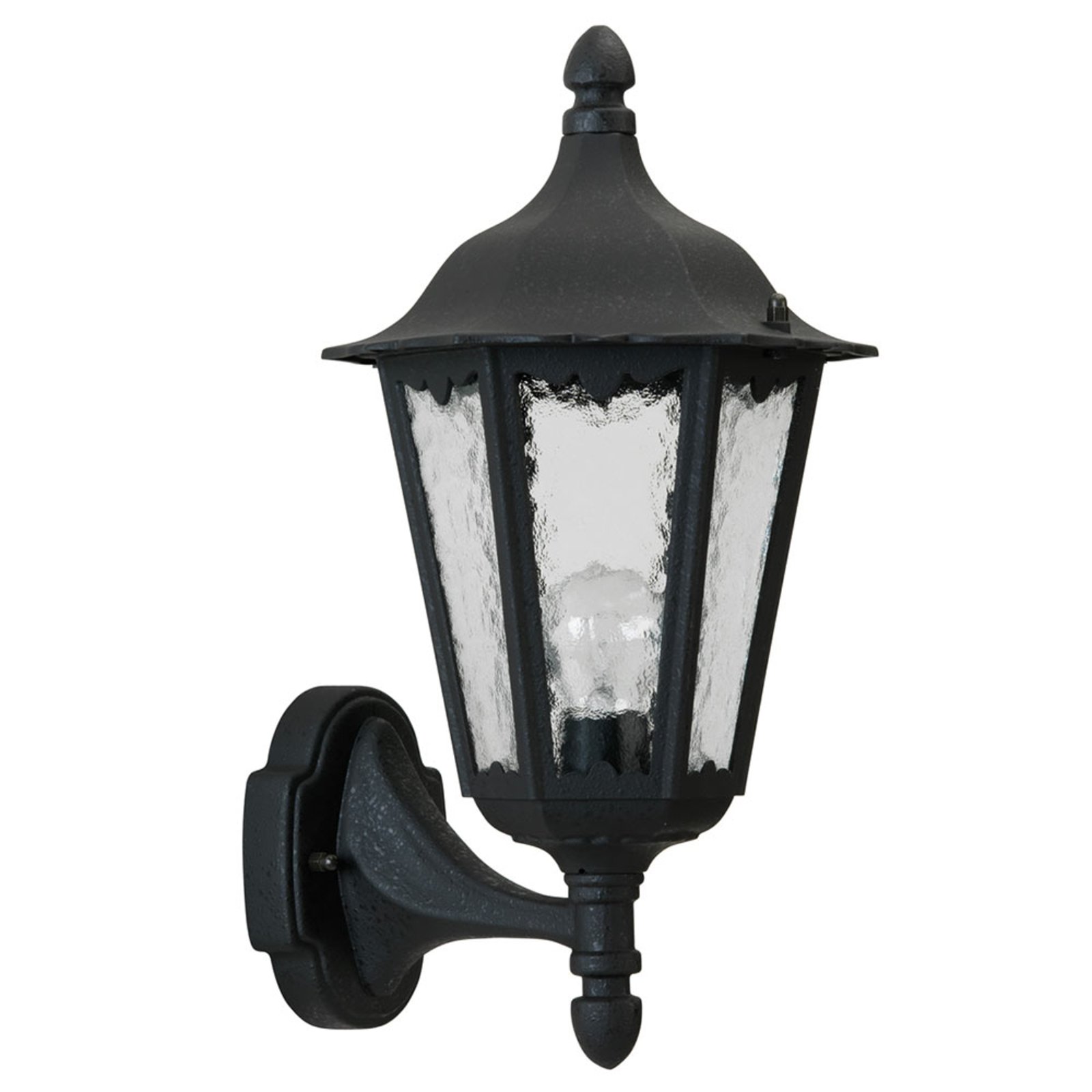1818 outdoor wall light, standing, black