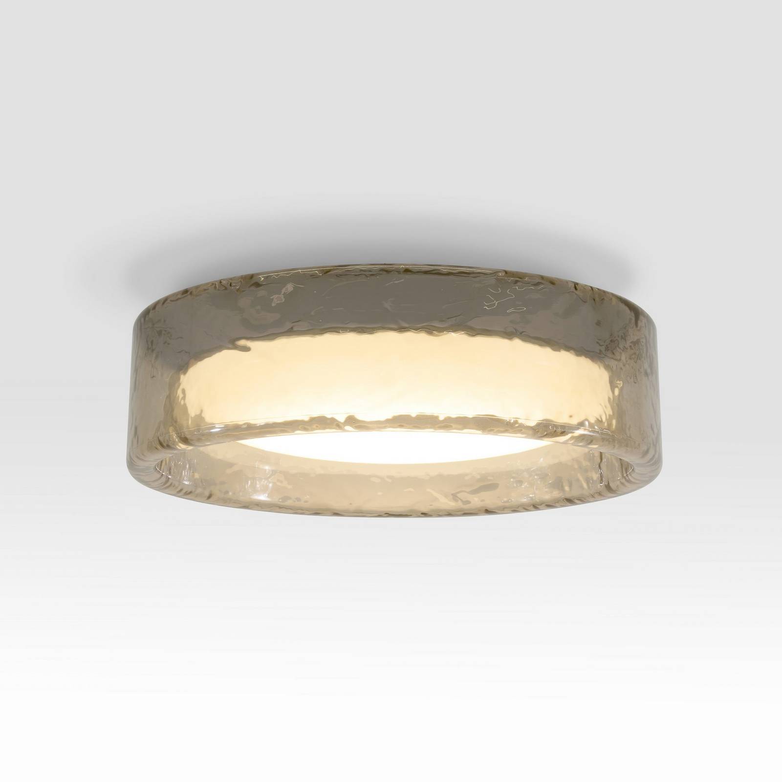Lampa sufitowa LED MARSET Ringo, Ø 70 cm, plastik w kolorze dymnej szarości