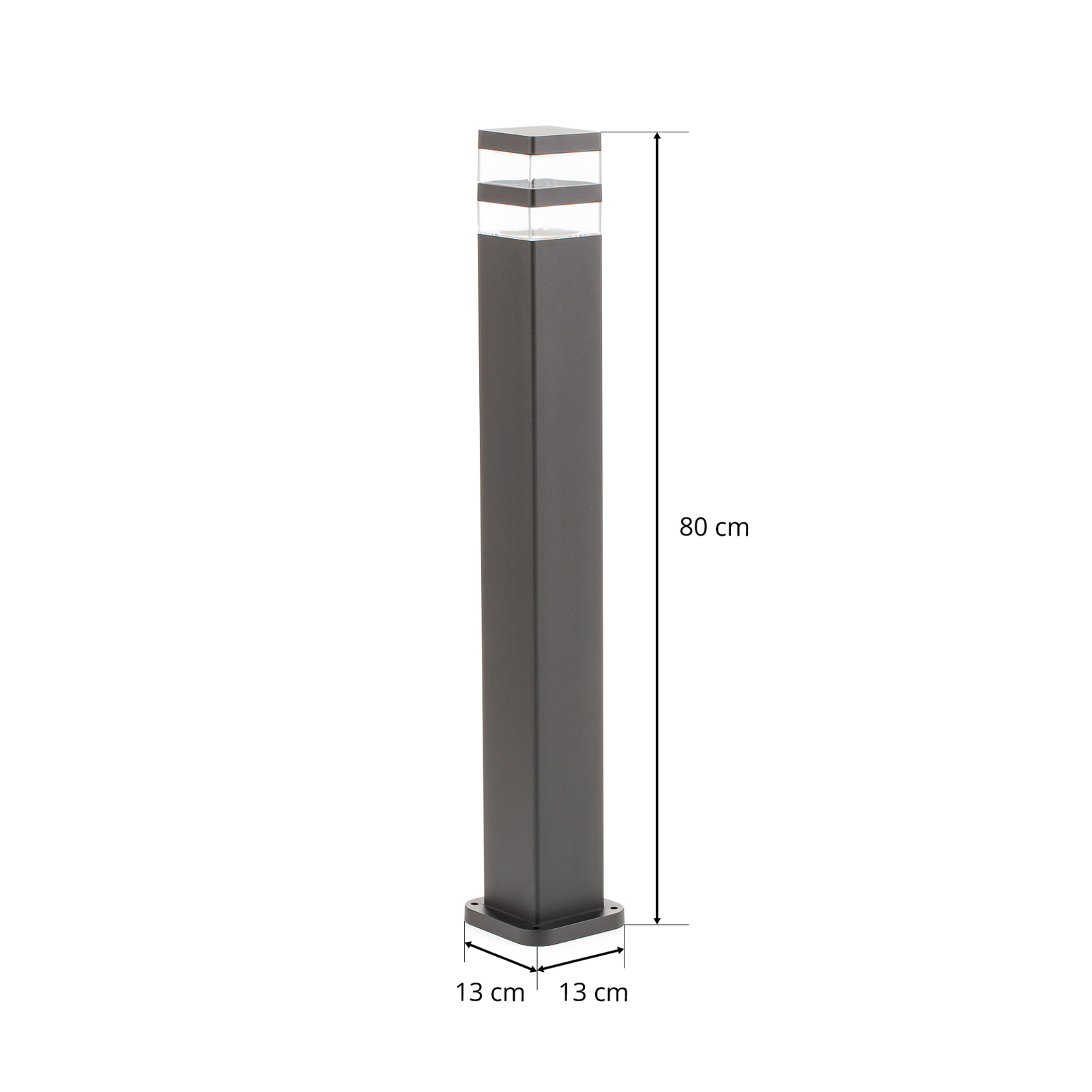Elm Candeeiro de Jardim Black - Nordlux