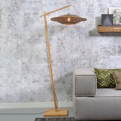 GOOD & MOJO Bali stojací lampa přírodní Ø60cm