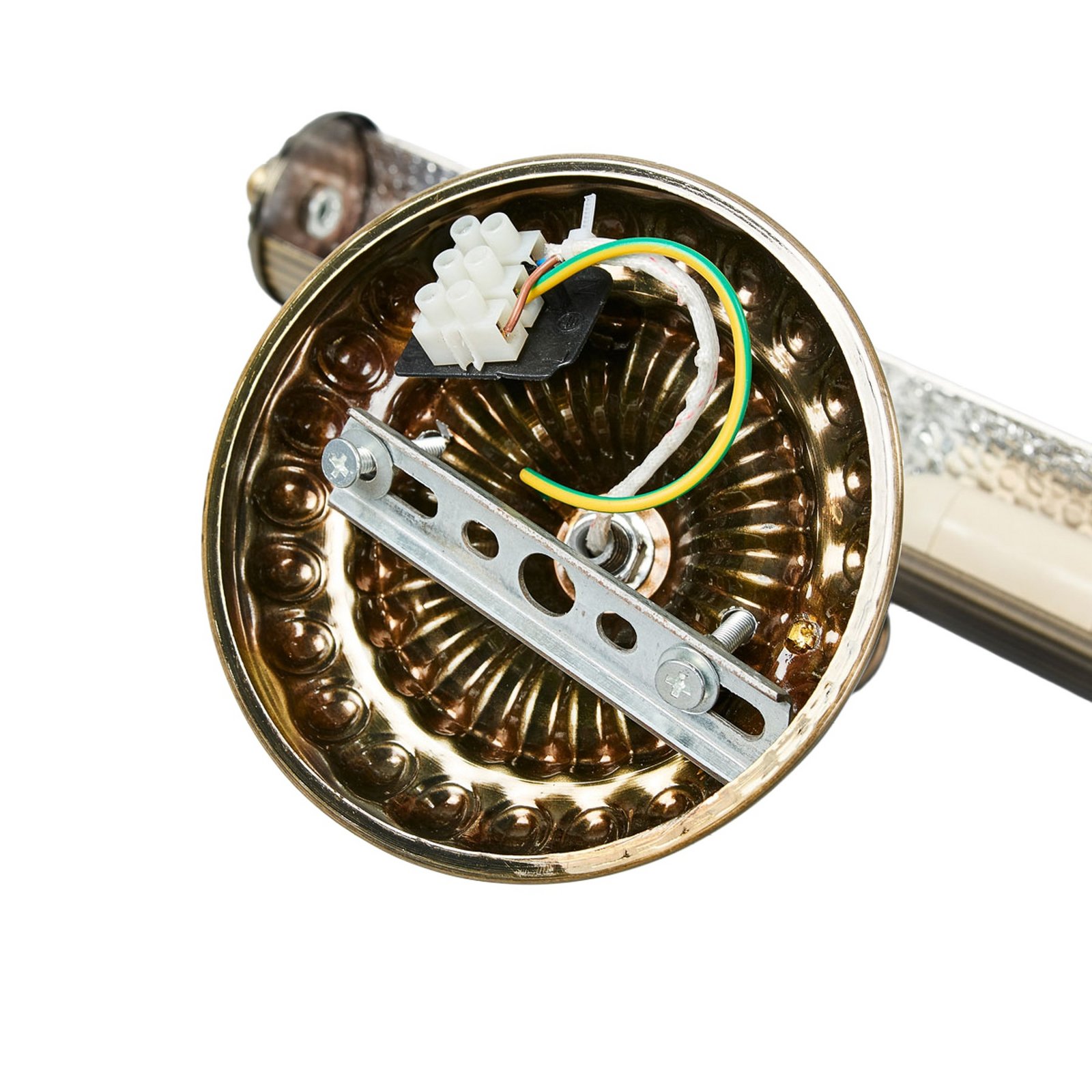 Lindby picture wall light Joely, 37cm, brass, metal, E14