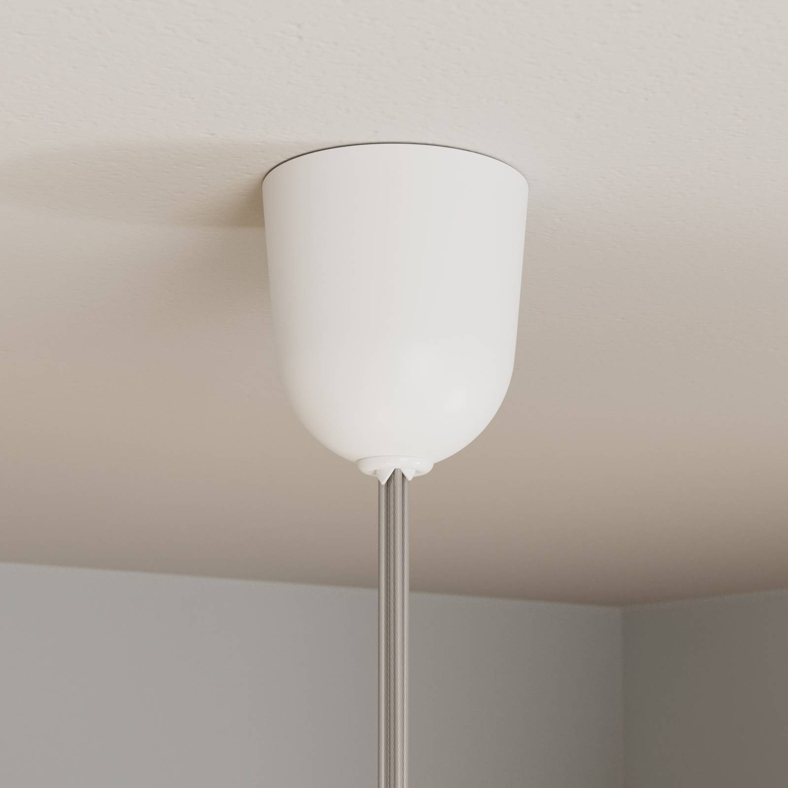 Lampa wisząca Zsofia, 3-punktowa, biała/żółta