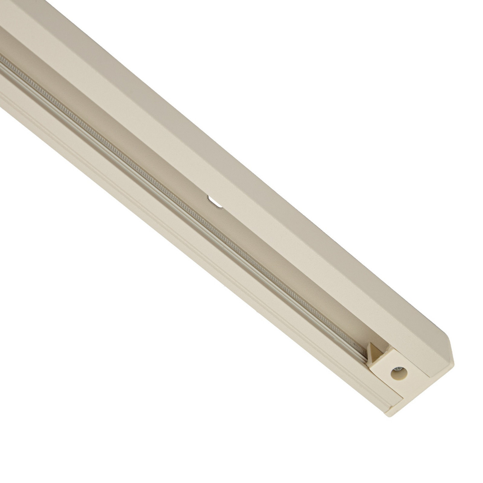 Lindby Linaro vod za napajanje, 1 m, bež, jednofazni sustav - Područje hodnika - Aluminij