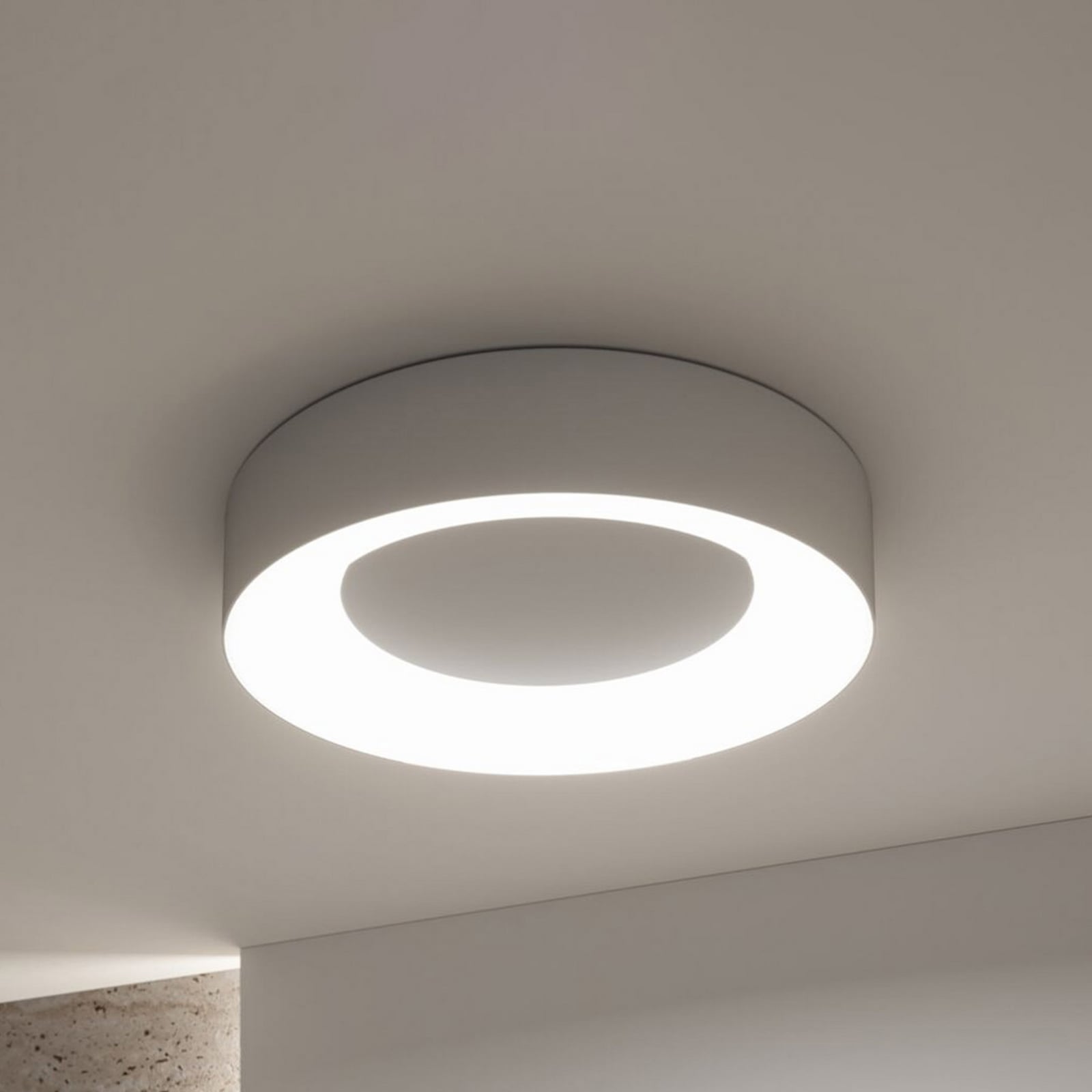 Paulmann Smart LED-loftlampe Casca, aluminium, Ø 40 cm, RGBW, IP44