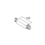 Ivela central power feed LKM DALI, white, 3-phase, plastic