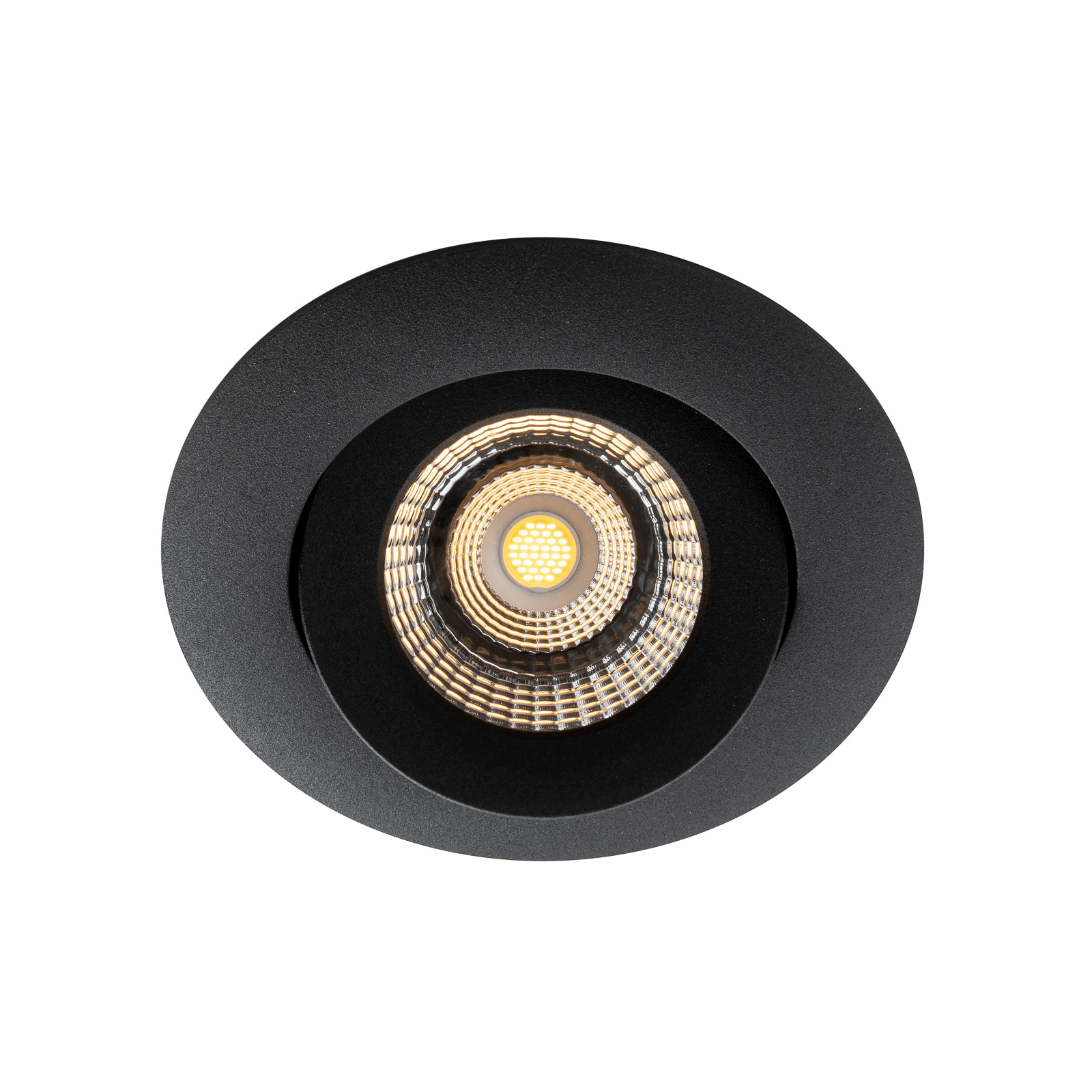 SLC One 360° LED-Einbauleuchte dim-to-warm schwarz