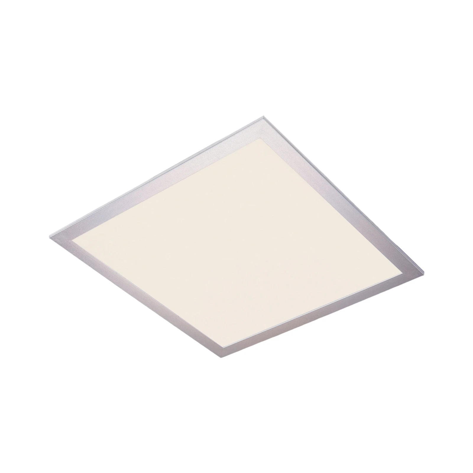 Lindby LED panel Livel, 4000K, 40 cm x 40 cm, ezüst, fém