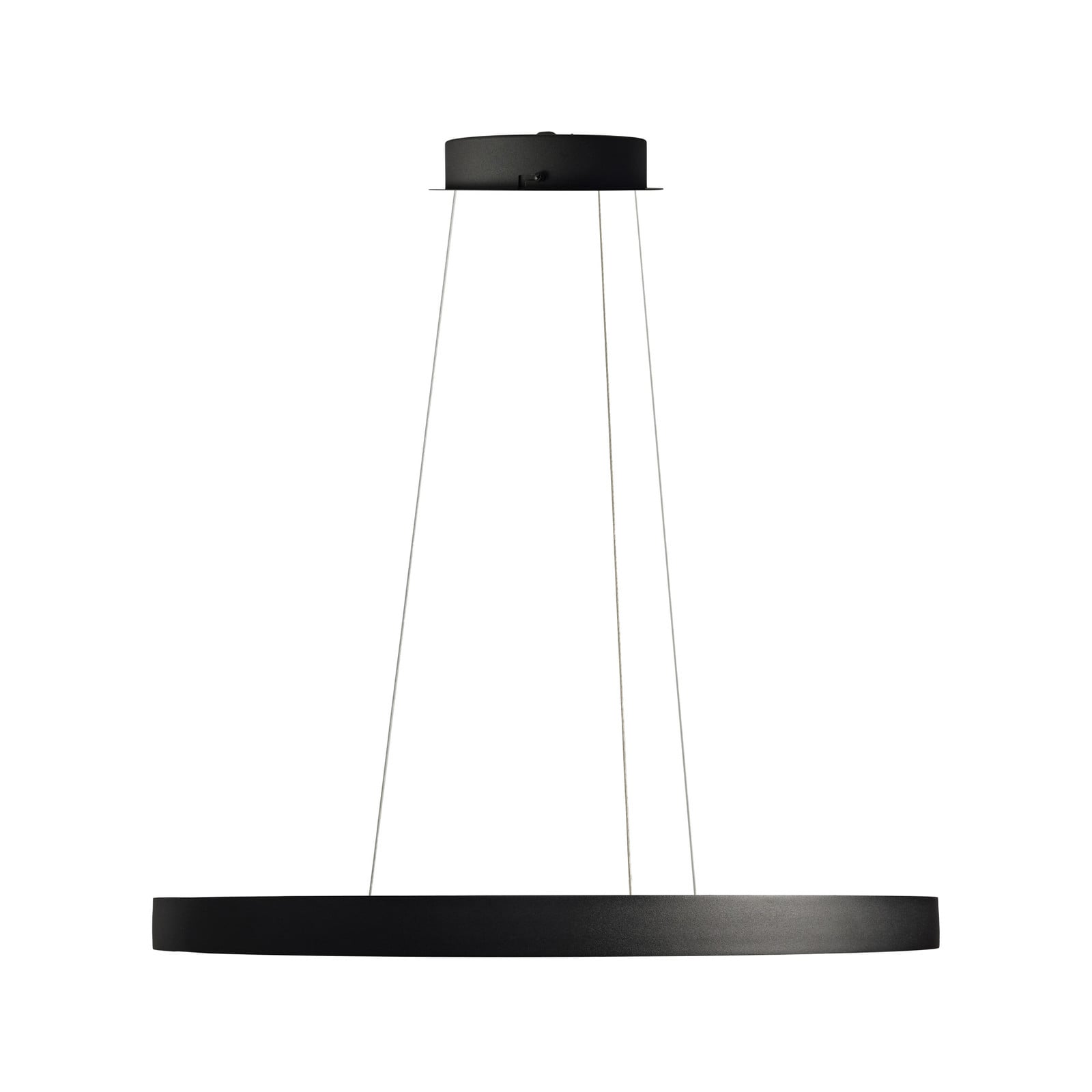 Gloria LED-hængelampe, Ø 80 cm, metal, hvid ANTIDARK - Spisestue - Design - Rund billede